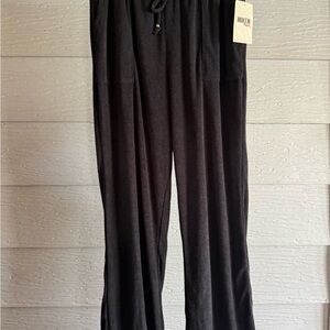 Miken Black Relaxed Fit swim cover Pants